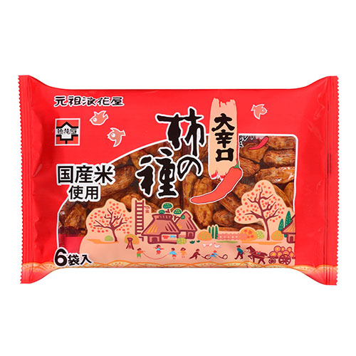 浪花-30 大辛口柿の種6P 12入